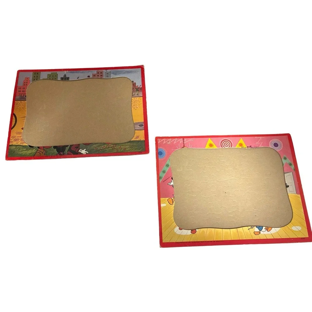 Vintage Walt Disney's Mickey Mouse Club Puzzles by JAYMAR Parade Band Retro 60's